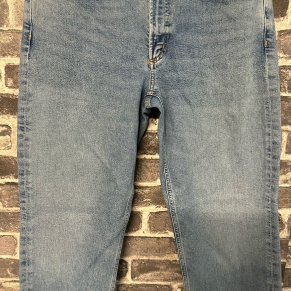 Agolde 90'S PINCH WAIST HIGH RISE STRAIGHT jeans IN NAVIGATE - Picture 6 of 11
